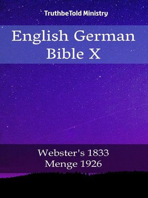 cover image of English German Bible X